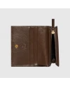กระเป๋าสตางค์ Gucci Horsebit 1955 card case wallet (BEIGE/EBONY/BROWN)
