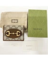 กระเป๋าสตางค์ Gucci Horsebit 1955 card case wallet (BEIGE/EBONY/BROWN)