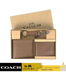 กระเป๋าสตางค์ COACH 64118 BOXED 3 IN 1 WALLET GIFT SET (CWH)