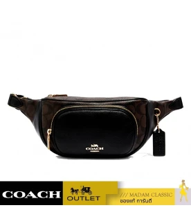 กระเป๋าคาดอก คาดเอว COACH 6548 COURT BELT BAG IN SIGNATURE CANVAS (IMAA8)