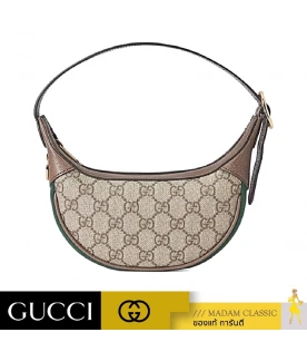 กระเป๋าสะพายไหล่ GUCCI OPHIDIA GG MINI BAG (BEIGE/EBONY/BROWN)