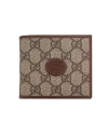 กระเป๋าสตางค์ GUCCI WALLET WITH INTERLOCKING G (BEIGE/EBONY/BROWN)