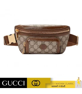 กระเป๋าคาดอก คาดเอว GUCCI BELT BAG WITH INTERLOCKING G (BEIGE/EBONY/BROWN