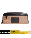 กระเป๋า COACH 70071 DOUBLE ZIP DOPP KIT IN SIGNATURE CANVAS (KHA)