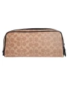 กระเป๋า COACH 70071 DOUBLE ZIP DOPP KIT IN SIGNATURE CANVAS (KHA)