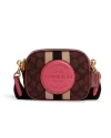 กระเป๋าสะพายข้าง COACH 7057 MINI DEMPSEY CAMERA BAG IN SIGNATURE JACQUARD WITH STRIPE AND COACH PATCH (IMTL6)