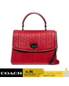 กระเป๋าสะพายข้าง COACH 76028 PARKER TOP HANDLE WITH QUILTING AND RIVETS (V5P1Y)