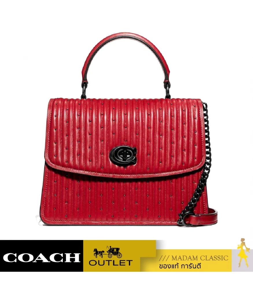 Coach parker top handle with quilting clearance