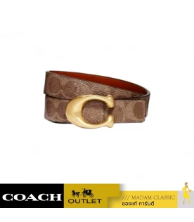 COACH 78173 Signature Buckle Reversible Belt, 25Mm (B4NQ4XS)