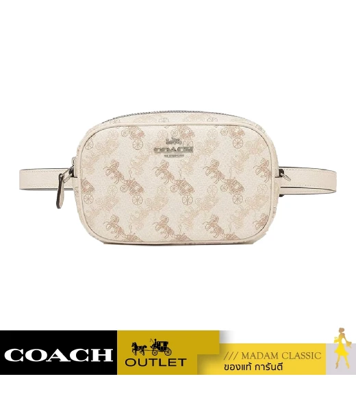 กระเป๋าคาดอกคาดเอว COACH 78603 CONVERTIBLE BELT BAG WITH HORSE AND CARRIAGE PRINT (SVQB9)