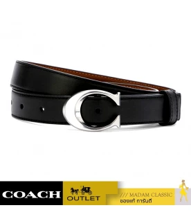 เข็มขัด COACH 83960 SIGNATURE BUCKLE BELT, 25MM (SVFD7L)