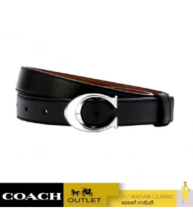 COACH 83960 SIGNATURE BUCKLE BELT, 25MM (SVFD7XL)