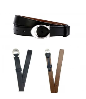 COACH 83960 SIGNATURE BUCKLE BELT, 25MM (SVFD7XL)