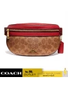 กระเป๋าคาดเอว COACH 846 COACH BETHANY BELT BAG IN COLORBLOCK SIGNATURE CANVAS  (B4QUP)