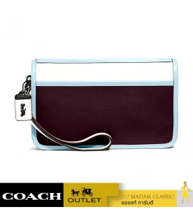 กระเป๋าคล้องมือ COACH 881 BRITT WRISTLET IN COLORBLOCK (B4CAH)