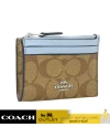 กระเป๋าใส่บัตร COACH 88208 MINI SKINNY ID CASE IN SIGNATURE CANVAS (SVSTC)