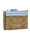 กระเป๋าใส่บัตร COACH 88208 MINI SKINNY ID CASE IN SIGNATURE CANVAS (SVSTC)