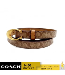 เข็มขัด 89402 SIGNATURE BUCKLE BELT (BKHSDLXL) 