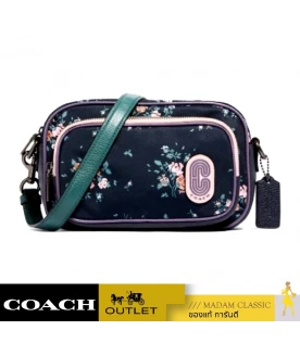 กระเป๋าสะพายข้าง COACH 91020 COURT CROSSBODY WITH ROSE BOUQUET PRINT (QBF23)