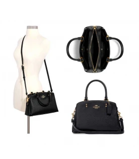 กระเป๋าสะพาย COACH 91146 MINI LILLIE CARRYALL (IMBLK)