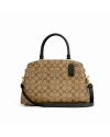 กระเป๋าสะพายข้าง COACH 91495 LILLIE CARRYALL IN SIGNATURE CANVAS (IMDQC) NEW!