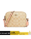 กระเป๋าสะพาย COACH 91677 MINI CAMERA BAG IN SIGNATURE CANVAS (IMTYF)