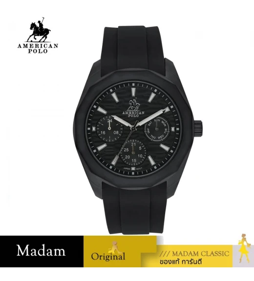 นาฬิกา AMERICAN POLO APBKBK118G AMERICAN 118G 43 MM.,PLATING BLACK นาฬิกา AMERICAN POLO APBKBK118G AMERICAN 118G 43 MM.,PLATING BLACK