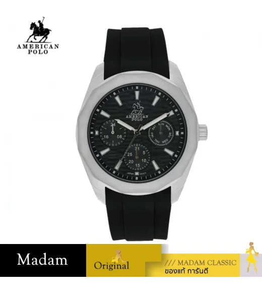 นาฬิกา AMERICAN POLO APSSBK118G AMERICAN 118G 43 MM.,BLACK นาฬิกา AMERICAN POLO APSSBK118G AMERICAN 118G 43 MM.,BLACK