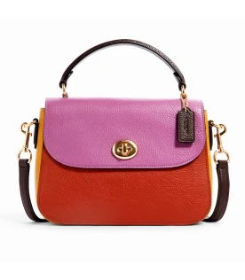 COACH C1650 MARLIE TOP HANDLE SATCHEL IN COLORBLOCK (IMS60)
