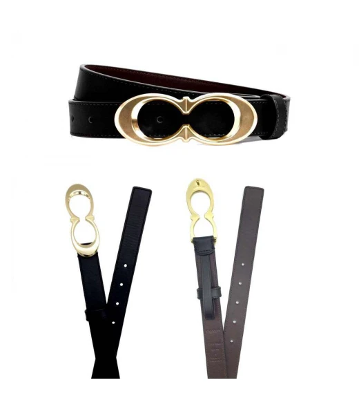 เข็มขัด COACH C1725 SIGNATURE BUCKLE BELT, 25MM (IMBLKS)