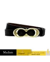 เข็มขัด COACH C1725 SIGNATURE BUCKLE BELT, 25MM (IMBLKXL) SIZE: XL