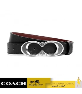 เข็มขัด COACH C1725 SIGNATURE BUCKLE BELT, 25 MM (SVO2DM)