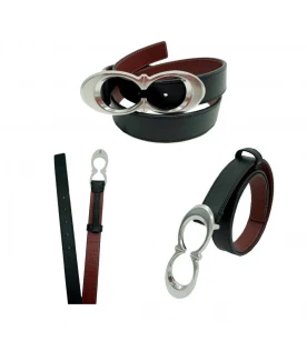 COACH C1725 SIGNATURE BUCKLE BELT, 25MM (SVO2DS)