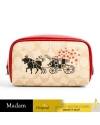 กระเป๋า COACH C2257 LUNAR NEW YEAR SMALL BOXY COSMETIC CASE IN SIGNATURE CANVAS WITH OX AND CARRIAGE (IMOT4)