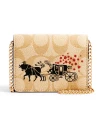 กระเป๋าสะพายข้าง COACH C2258 LUNAR NEW YEAR MINI WALLET IN SIGNATURE CANVAS WITH OX AND CARRIAGE (IMOT4) 