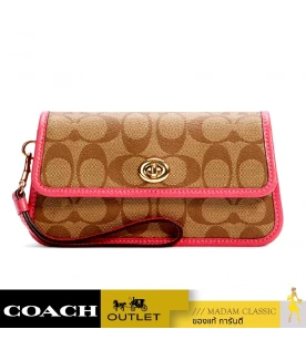 กระเป๋าคล้องมือ COACH C2299 ORIGINALS WRISTLET IN SIGNATURE CANVAS (IMD9S)