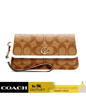 กระเป๋าคล้องมือ COACH C2299 ORIGINALS WRISTLET IN SIGNATURE CANVAS (IMDJ8)