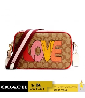 กระเป๋าสะพายข้าง COACH C2808 JES CROSSBODY IN SIGNATURE CANVAS WITH LOVE PRINT (IMLOT)