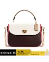 กระเป๋าสะพายข้าง COACH MARLIE TOP HANDLE SATCHEL IN COLORBLOCK (IMCAH)