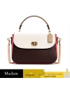 กระเป๋าสะพายข้าง COACH MARLIE TOP HANDLE SATCHEL IN COLORBLOCK (IMCAH)