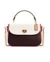 กระเป๋าสะพายข้าง COACH MARLIE TOP HANDLE SATCHEL IN COLORBLOCK (IMCAH)