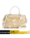 COACH C2849 ROWAN SATCHEL IN SIGNATURE CANVAS WITH DAISY PRINT  (IMOTV)