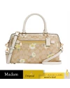 COACH C2849 ROWAN SATCHEL IN SIGNATURE CANVAS WITH DAISY PRINT (IMOTV) COACH C2849 ROWAN SATCHEL IN SIGNATURE CANVAS WITH DAISY PRINT (IMOTV)