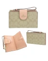 กระเป๋าสตางค์คล้องมือ COACH C2874 TECH PHONE WALLET IN COLORBLOCK SIGNATURE CANVAS (IMTYF)