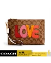 COACH C2890 ROWAN POUCH IN SIGNATURE CANVAS WITH LOVE PRINT (IMLOT)