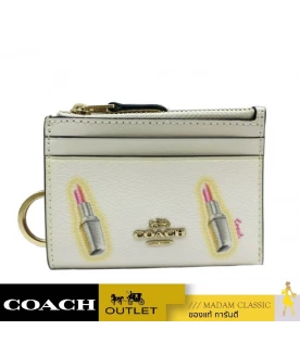 กระเป๋าใส่บัตร COACH C2921 MINI SKINNY ID CASE WITH LIPSTICK PRINT (IMCAH)