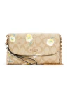 กระเป๋าสะพายข้าง COACH C3052 GEMMA CLUTCH CROSSBODY IN SIGNATURE CANVAS WITH DAISY PRINT (IMOTV)