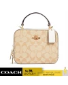 กระเป๋าสะพาย COACH C3148 BOX CROSSBODY IN SIGNATURE CANVAS (IMDQC)