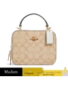 กระเป๋าสะพาย COACH C3148 BOX CROSSBODY IN SIGNATURE CANVAS (IMDQC)