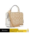 กระเป๋าสะพาย COACH C3148 BOX CROSSBODY IN SIGNATURE CANVAS (IMDQC)